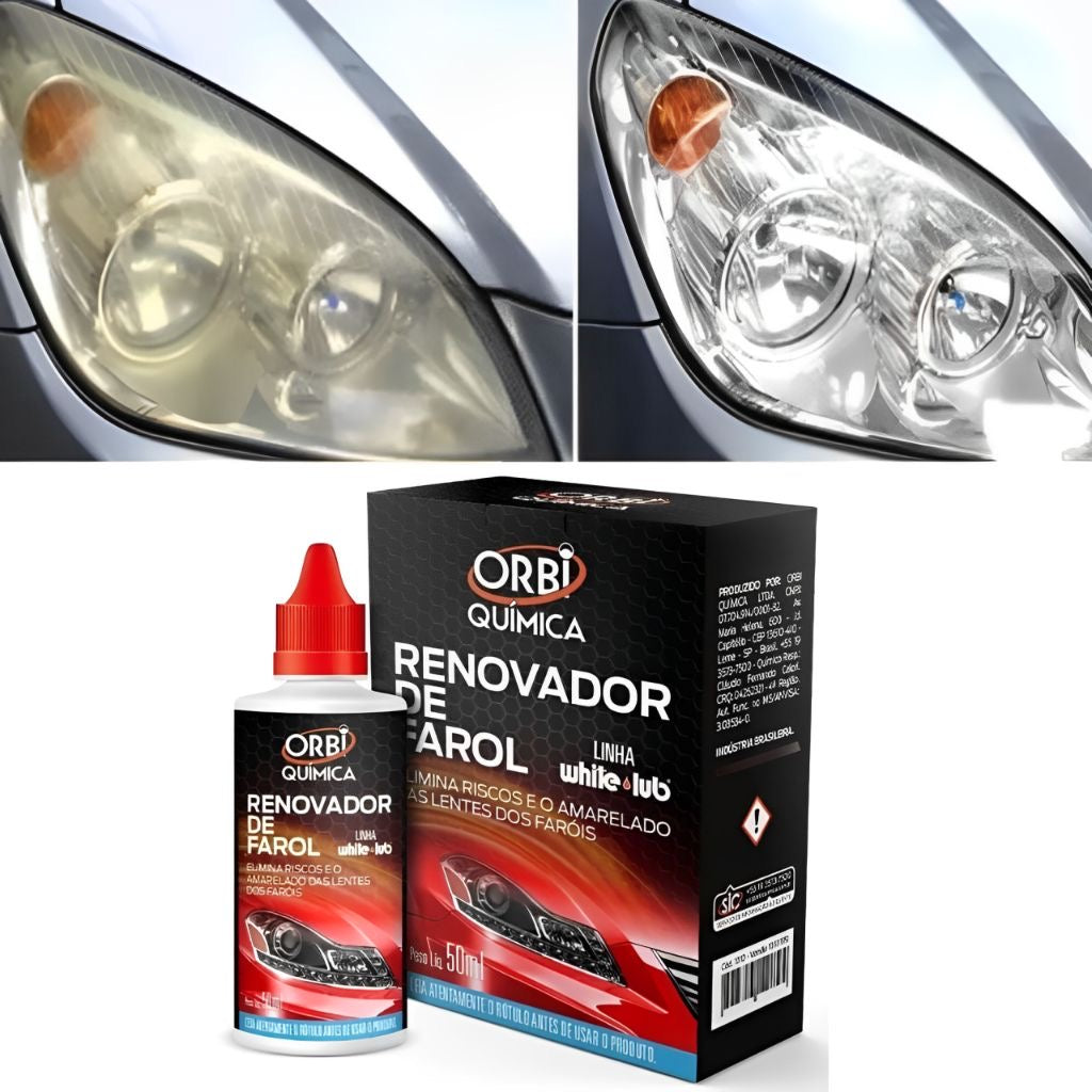 🚘 Líquido Restaurador de Faros Automotrices, Recubrimiento Cristalino Mejorado para Eliminar Opacidad