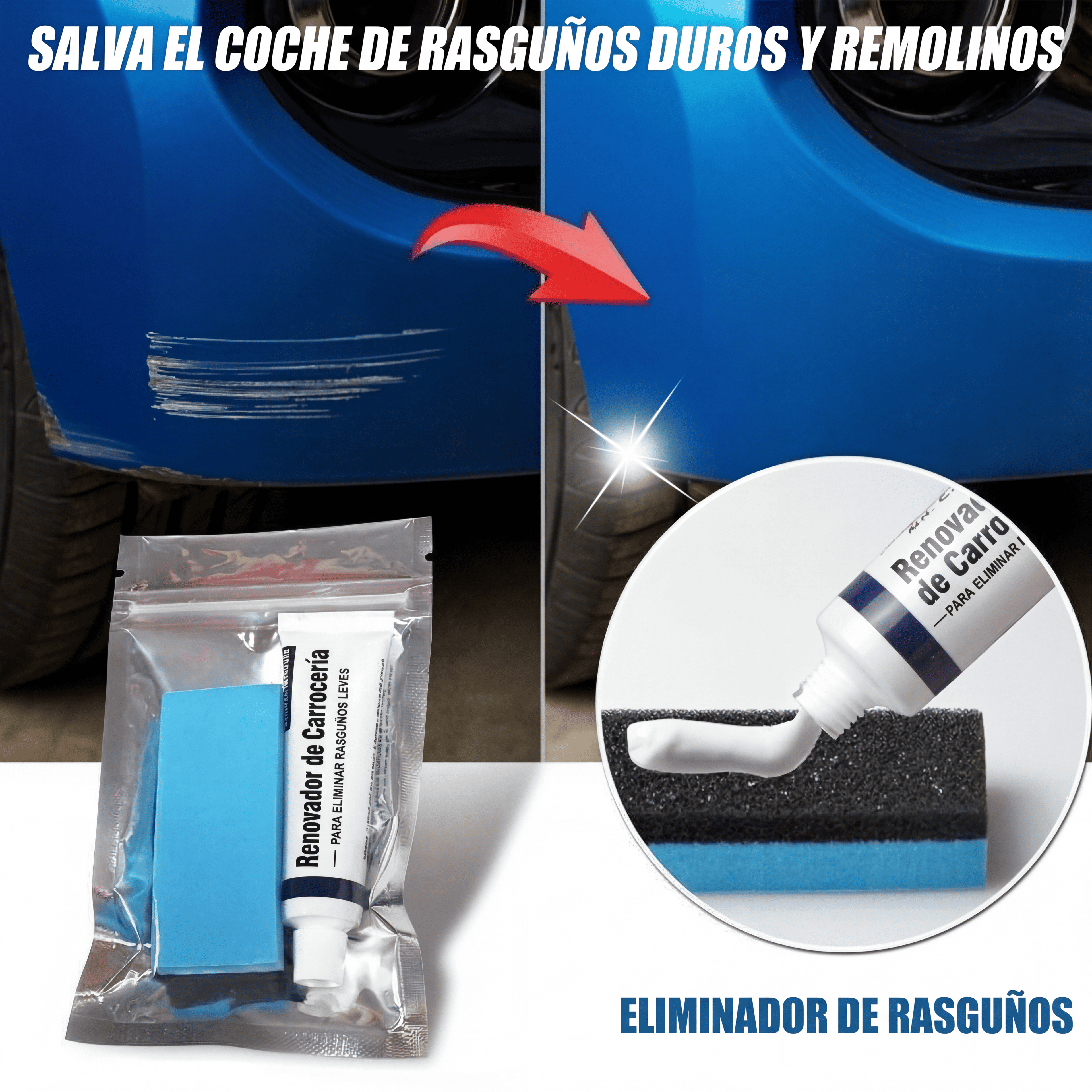 Kit Scratchfix™ - Removedor de rayones instantáneo